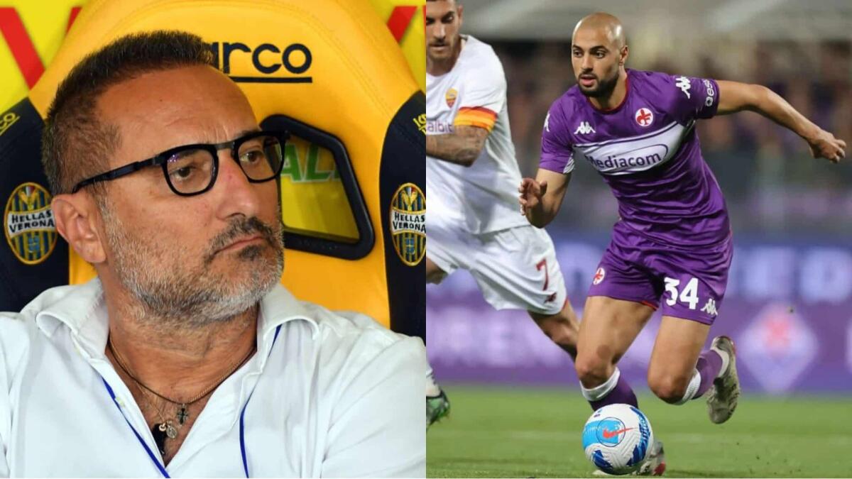 Il presidente del Verona Setti applaude Italiano: "Finalmente ho visto giocare Amrabat al suo livello" - 