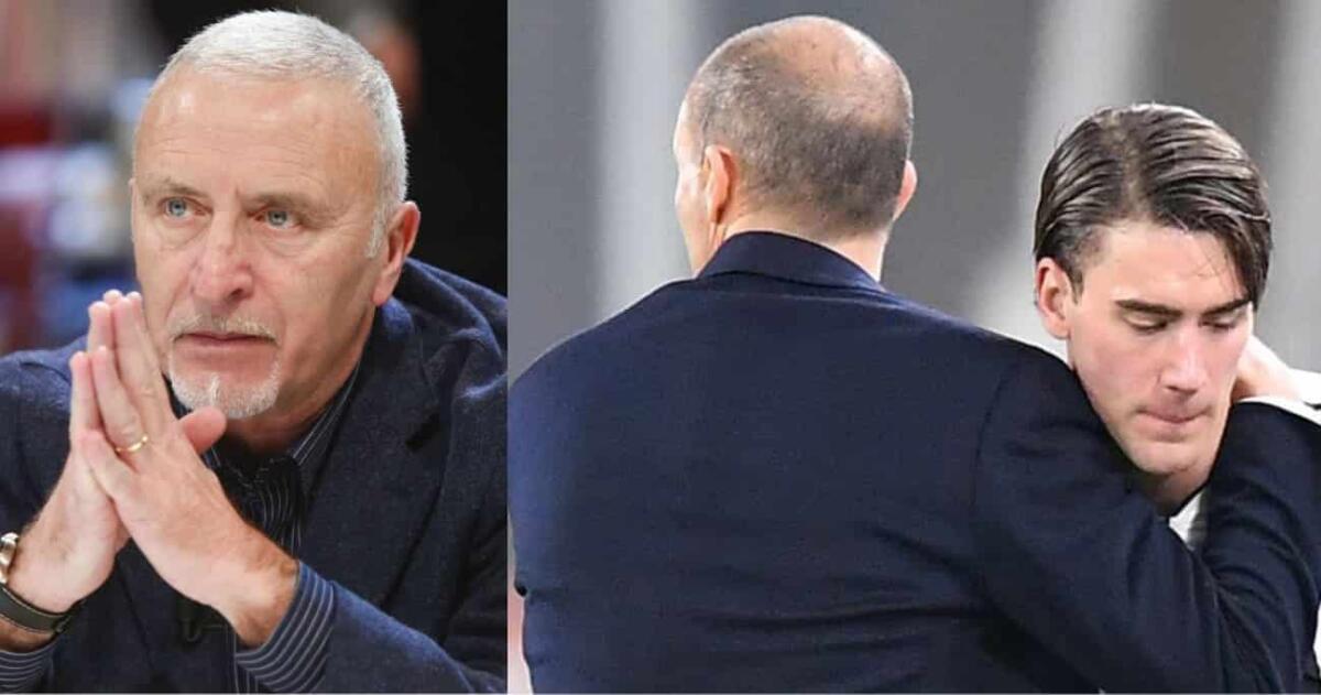 Pruzzo attacca: "Allegri è riuscito nell'impresa difficile di intristire anche uno come Vlahovic" - 