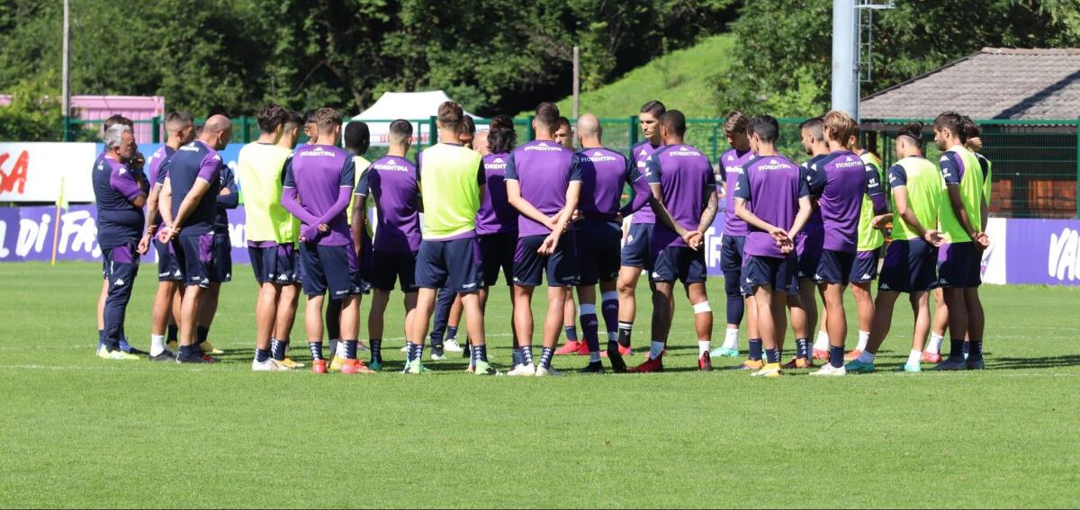 Corriere Fiorentino, la Fiorentina andrà in ritiro a Moena dal 10 al 24 luglio  - Moena, stadio Benatti, 30.07.2021, allenamento mattutino, foto Lisa Grelloni. Copyright Labaroviola.com