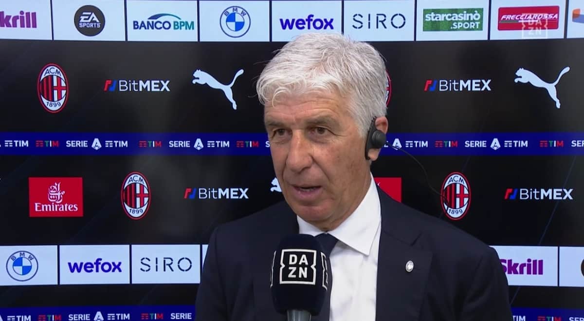 Gasperini mastica amaro: "Non so cosa farà la Fiorentina". Poi scappa alla domanda di Diletta Leotta
