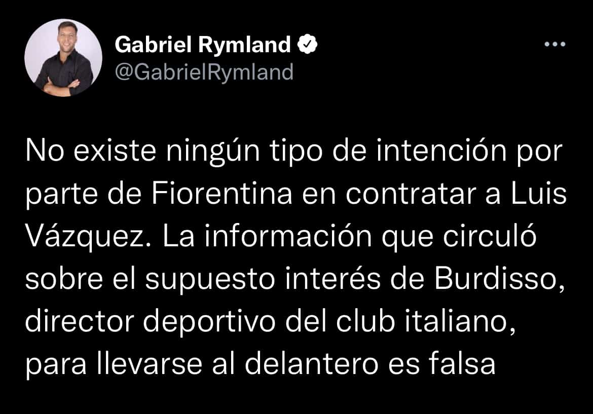 La smentita dall'Argentina: "Tutto falso. La Fiorentina non è interessata a Luis Vasquez"