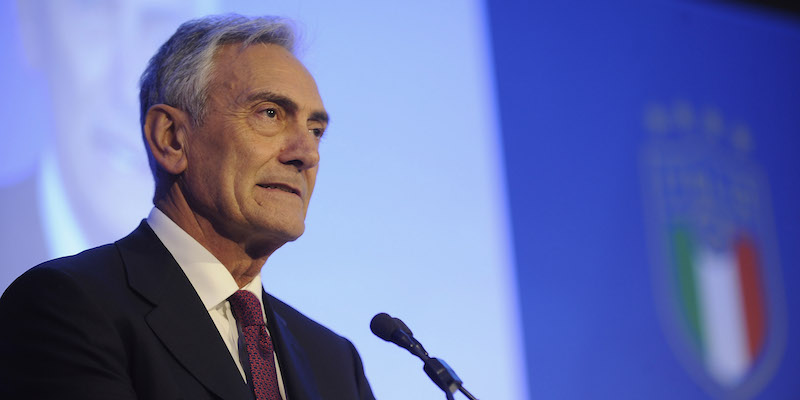 ROME, ITALY - JANUARY 29: Gabriele Gravina attends the Italian Football Federation (FIGC) new president elections on January 29, 2018 in Rome, Italy. (Photo by Marco Rosi/Getty Images)