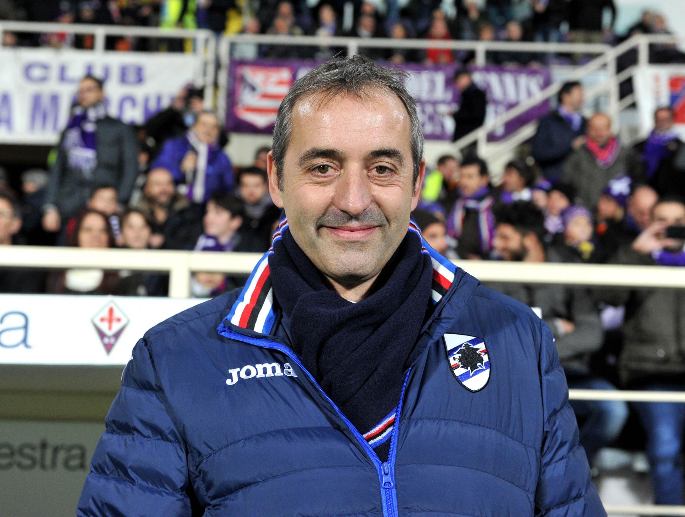 Giampaolo sulla panchina della Sampdoria