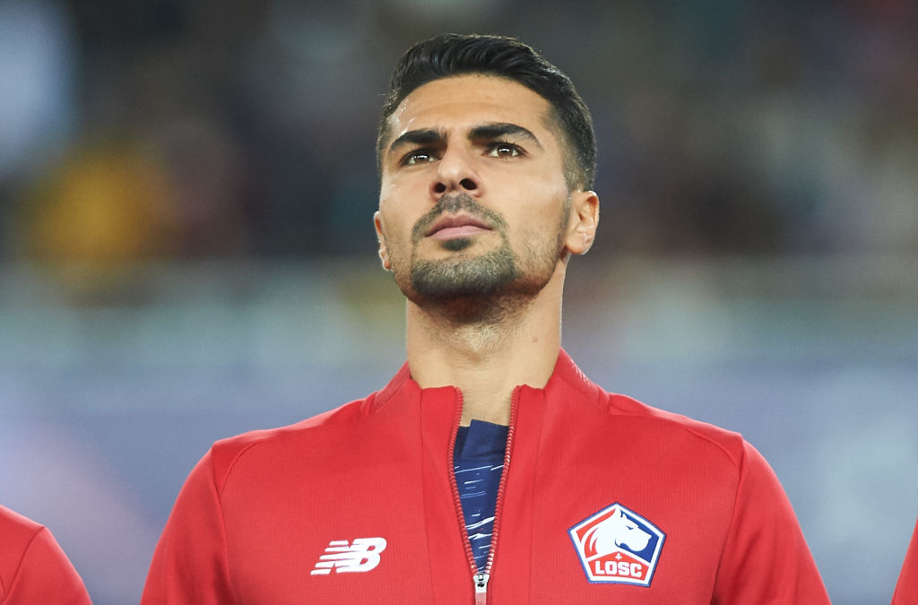 Zeki Celik of Losc Lille during the during the UEFA Champions League group H match between Valencia CF and Losc Lille at Estadio de Mestalla on November 5, 2019 in Valencia, Spain (Photo by Maria Jose Segovia/NurPhoto via Getty Images)