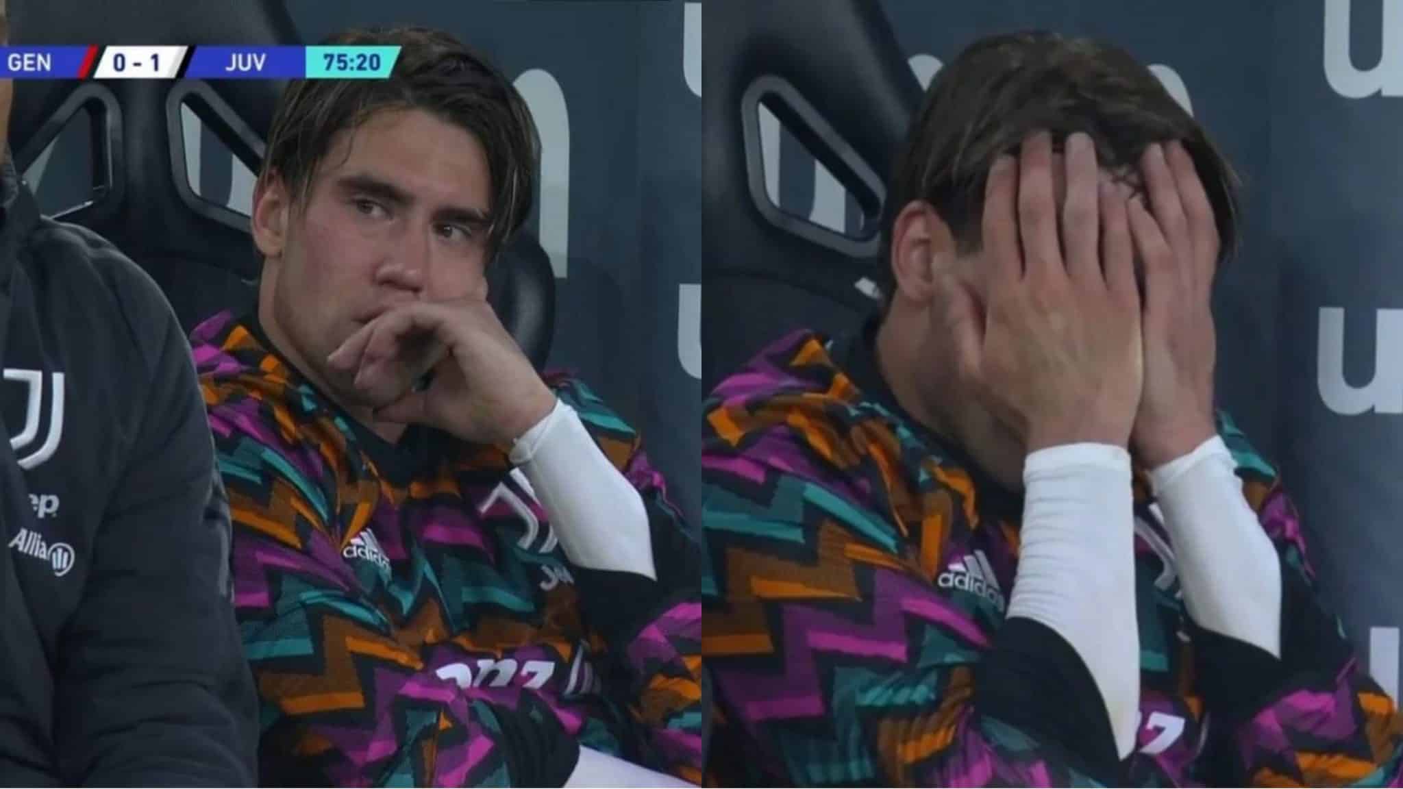 I giornali se ne sono accorti, pagelle Vlahovic: "Ha smarrito entusiasmo e ardore della Fiorentina"