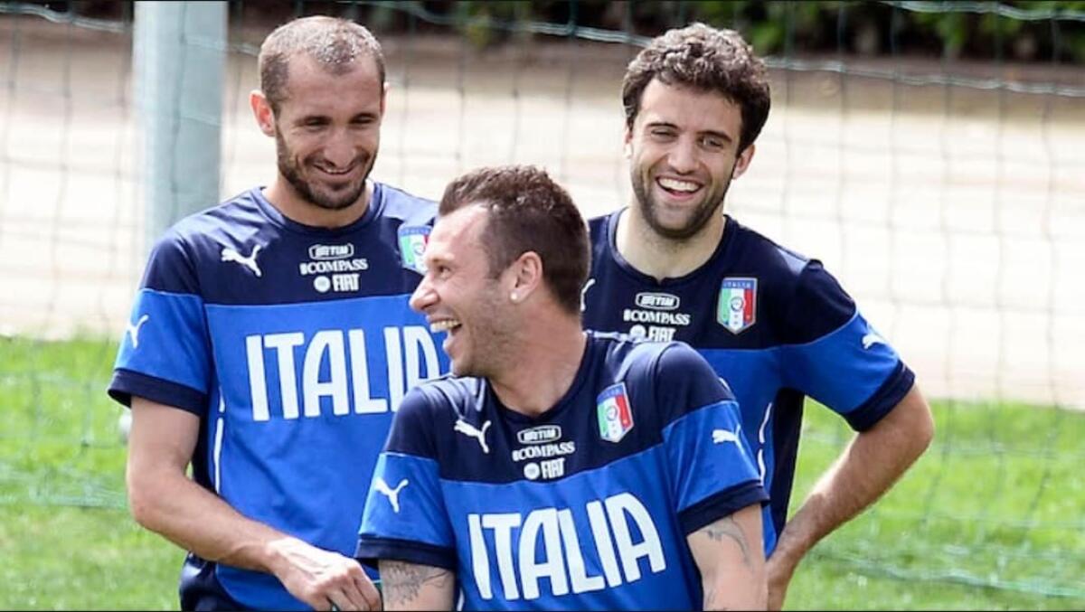 Chiellini: "Sono sempre stato innamorato di Cassano, talento pazzesco, mi sono trovato bene con lui" - 