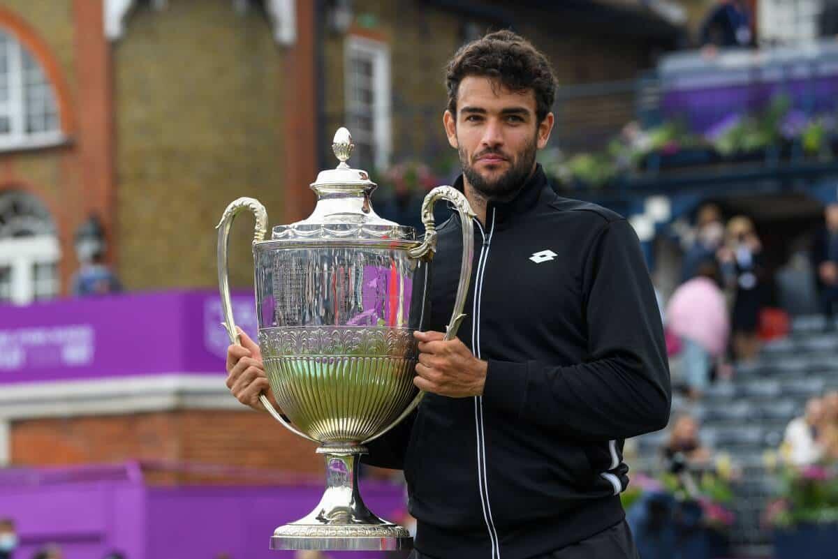 Un tifoso della Fiorentina urla a Berrettini nella finale a Londra "Forza viola" in mondovisione - 