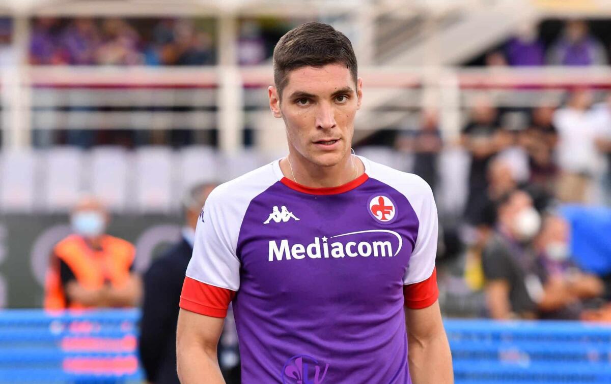 Nazione, Milenkovic ad un bivio, rinnova con la Fiorentina o lascia? Inter e Milan su di lui  - Firenze, stadio A.Franchi, 24.10.2021, Fiorentina-Cagliari, foto Lisa Guglielmi. Copyright Labaroviola.com