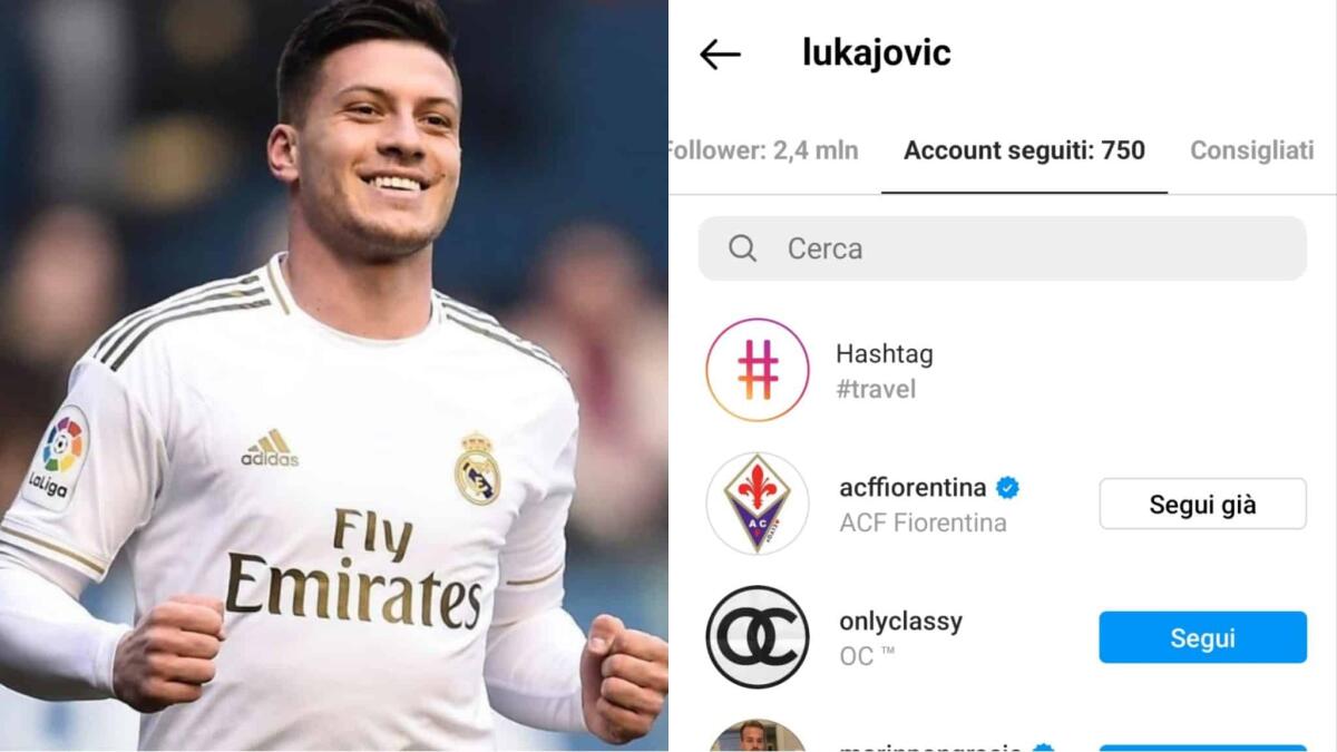 Luka Jovic ha iniziato a seguire la Fiorentina, il suo procuratore è Ramadani, lo stesso di Italiano - 