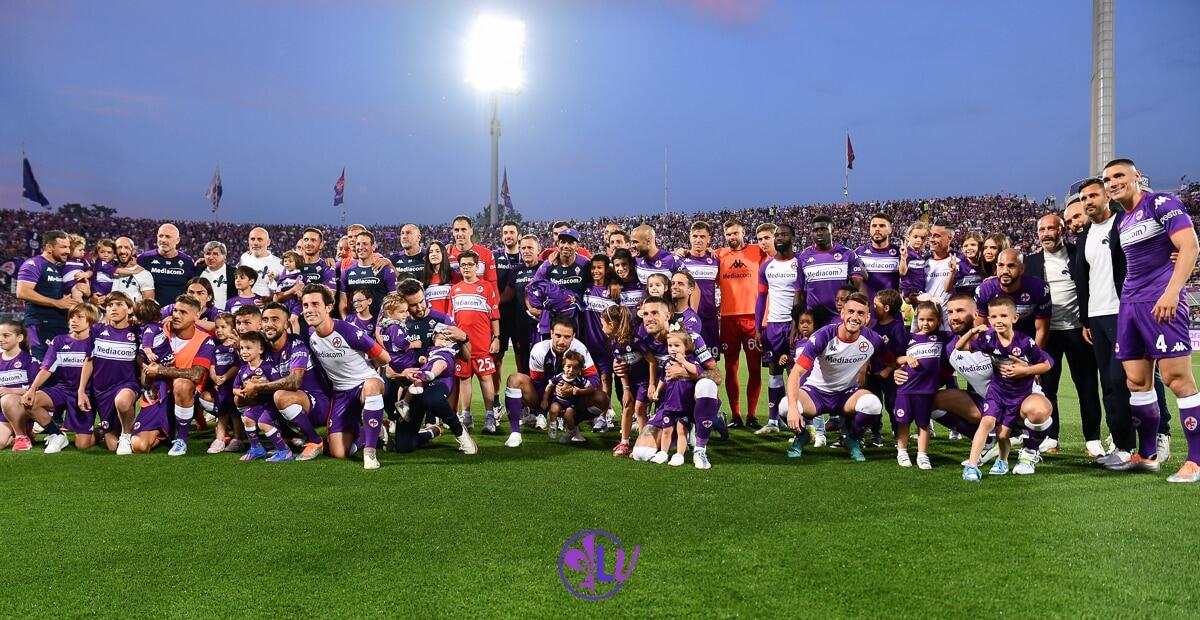 Nazione rivela: "La maglia bianca avrà una grande "V" viola, simile a quella del Brescia" - Firenze, stadio A.Franchi, 21.05.2021, Fiorentina-Juventus, foto Lisa Guglielmi. Copyright Labaroviola.com