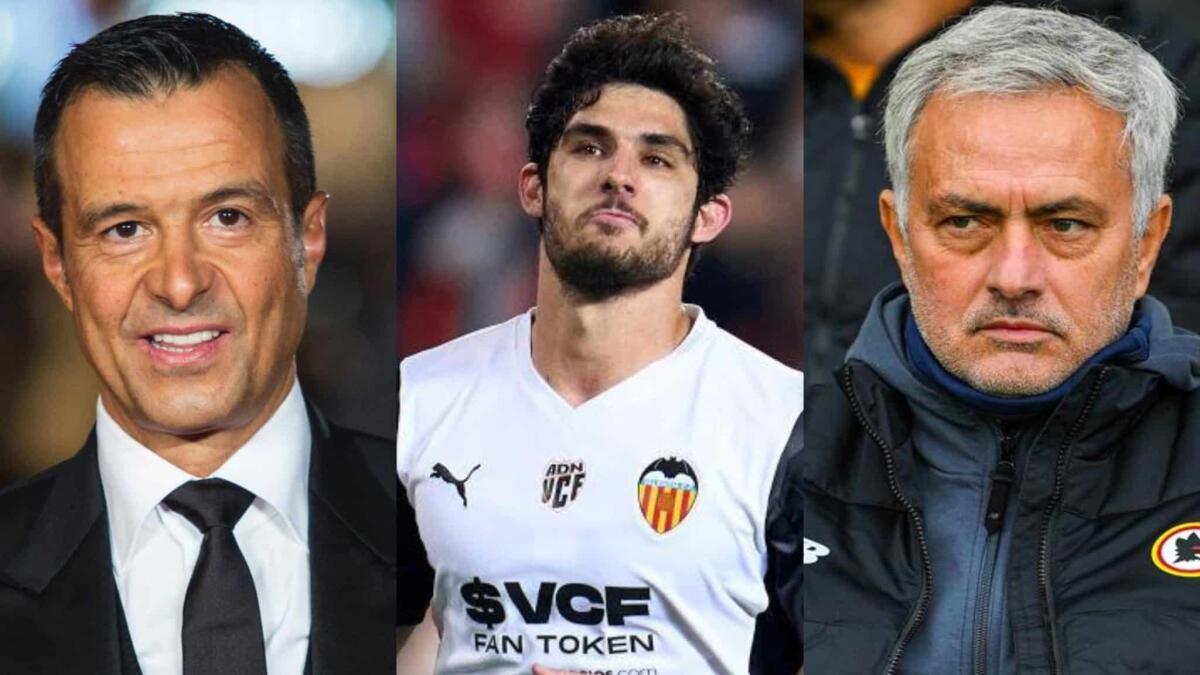 Mendes ci riprova: il Valencia deve vendere Guedes, l'agente lo offre all'amico Mourinho: oggi l'incontro - 