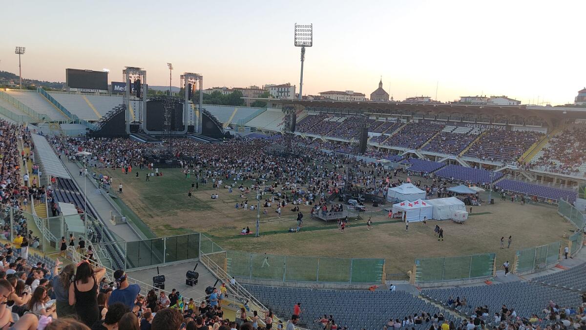 Si riempie lo stadio Franchi per Ultimo, sono previsti 80 mila persone nei due concerti a Firenze - 