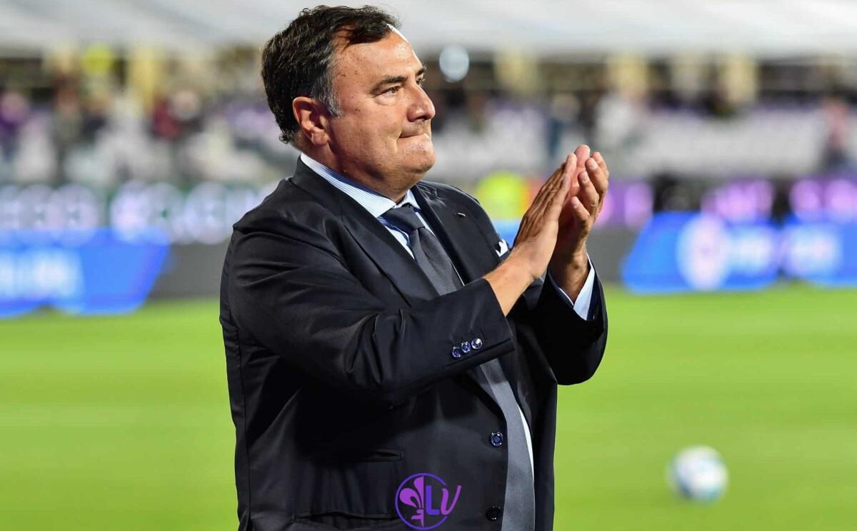 Entusiasmo alle stelle per la presentazione della squadra: Barone ha chiamato Commisso - Firenze, stadio A.Franchi, 21.09.2021, Fiorentina-Inter, foto Lisa Guglielmi. Copyright Labaroviola.com