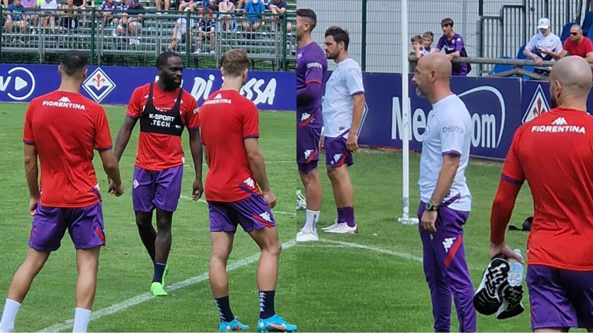 Italiano stuzzica Ikonè sui tiri: "Dobbiamo fare richiesta per far allargare la porta per Jonny" - 