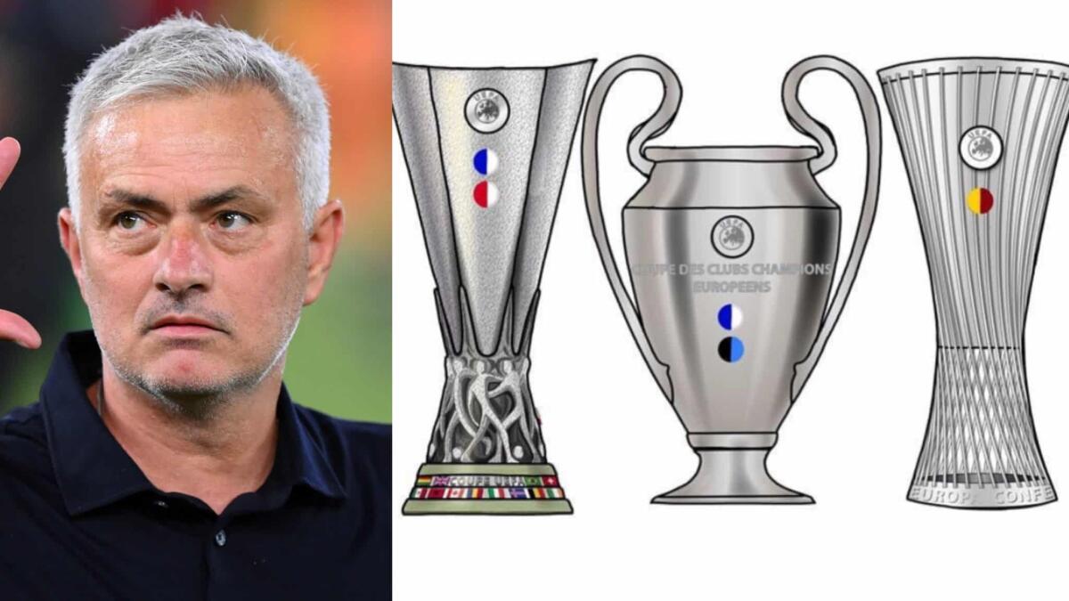 Mourinho svela il tatuaggio: "Questo posso averlo solo io. L'unico a vincere tutte le coppe europee" - 