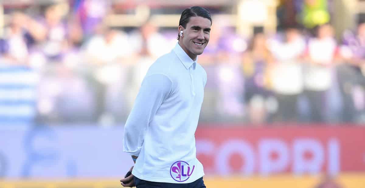Vlahovic ringrazia la Fiorentina, grazie ai gol con la maglia viola è nella lista del pallone d'oro - Firenze, stadio A.Franchi, 21.05.2021, Fiorentina-Juventus, foto Lisa Guglielmi. Copyright Labaroviola.com