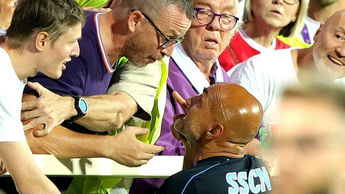 Un allenatore di calcio e un signore di 70 anni, 2 Daspo per la lite con Spalletti dopo Fiorentina-Napoli - 