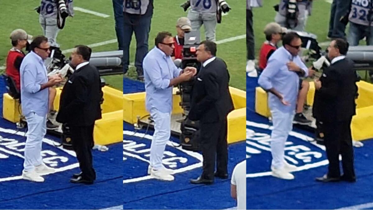 Prima di Empoli-Fiorentina lungo colloquio tra Corsi e Barone a bordo campo. Discorsi di mercato? - 