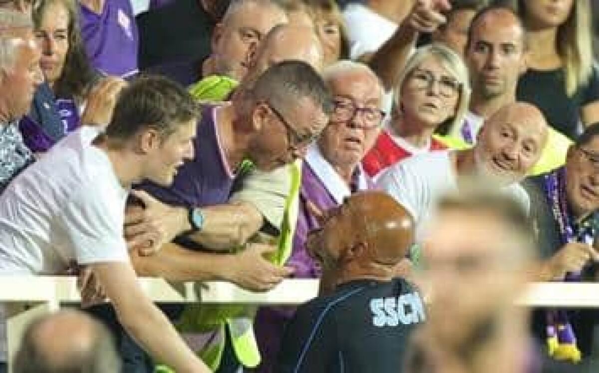 Nazione, Daspo in arrivo per i due tifosi viola coinvolti nella lite con Spalletti - 