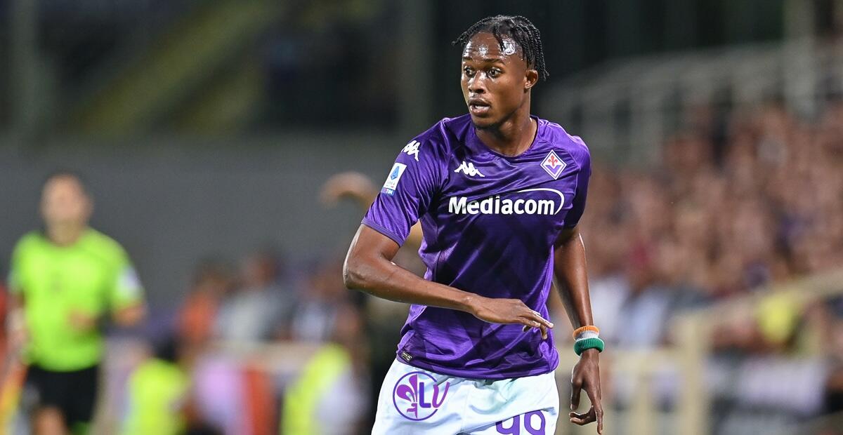 Kouamé: “Dobbiamo dimenticare subito, tra tre giorni c’è la Juve. Ci manca il gol, ma arriverà” - Firenze, stadio A.Franchi, 28.08.2022, Fiorentina-Napoli, foto Lisa Guglielmi. Copyright Labaroviola.com