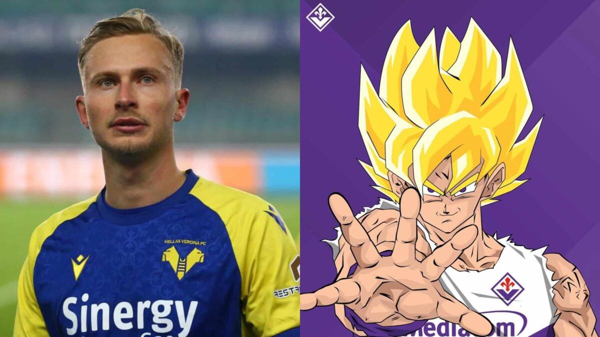 (FOTO), l'indizio della Fiorentina sull'arrivo di Barak: spunta un Goku Super Saiyan - 
