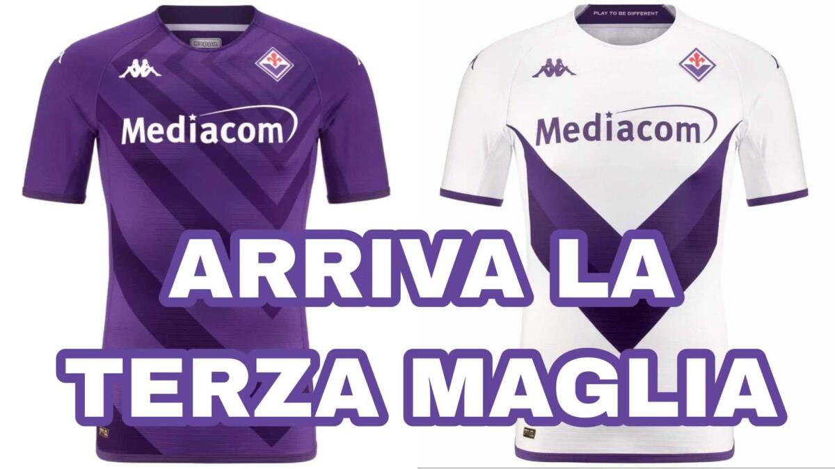 Domani la terza maglia Fiorentina, sarà di colore blu con scudetto e tutte le scritte in color oro - 