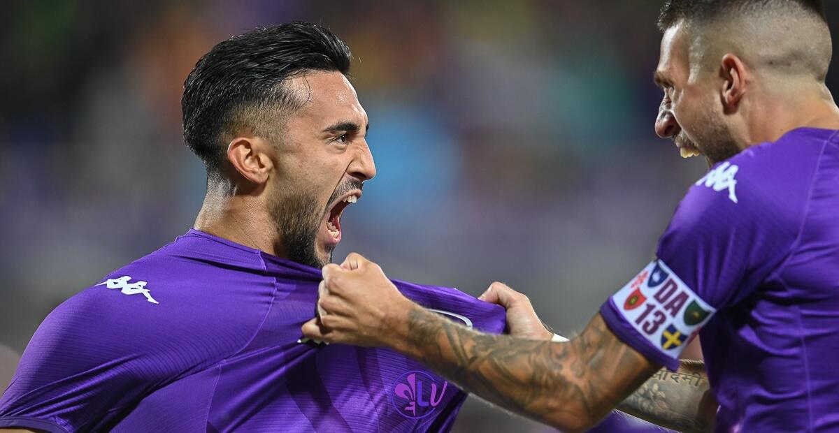 Nazione, aerei, auto e pullman, l’esodo dei tifosi della Fiorentina per il ritorno di Conference contro il Twente  - Firenze, stadio A.Franchi, 18.08.2022, Fiorentina-Twente, foto Lisa Guglielmi. Copyright Labaroviola.com