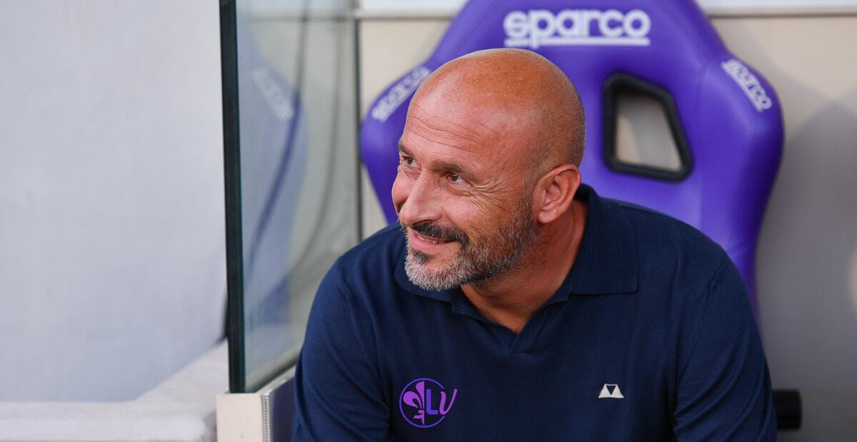 Italiano: "Mi interessa poco che ha vinto la Roma, senza regola gol in trasferta non si può speculare" - Firenze, stadio A.Franchi, 14.08.2022, Fiorentina-Cremonese, foto Lisa Guglielmi. Copyright Labaroviola.com