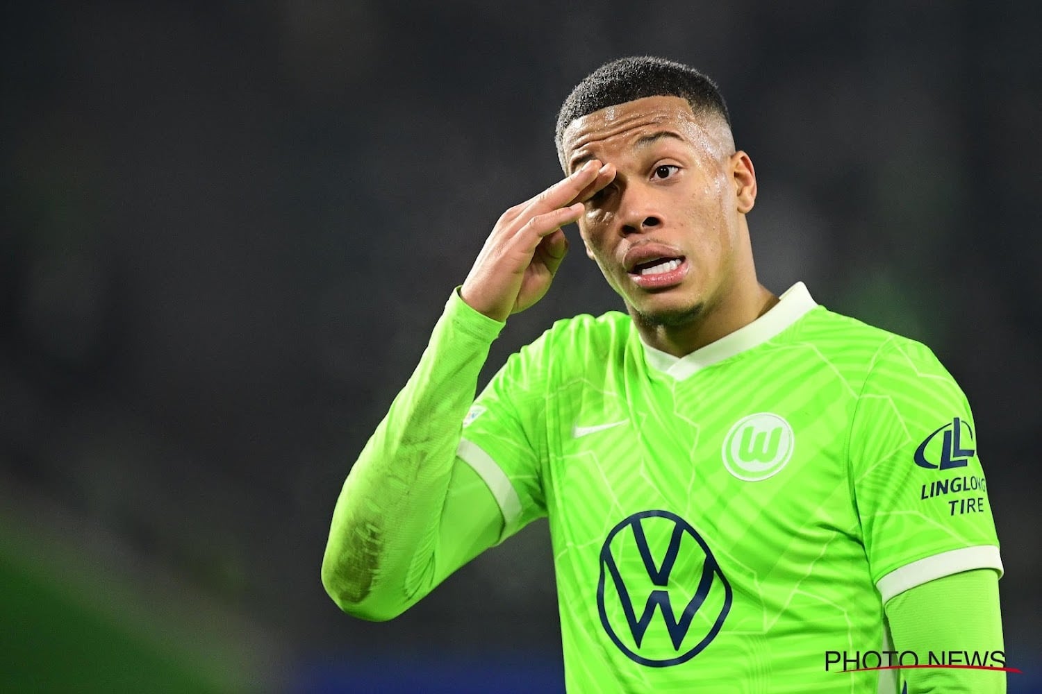 Aster Vranckx (Wolfsburg)Wolfsburg, 08.12.2021, Fussball, Champions League, Gruppenphase, VfL Wolfsburg - OSC Lille ! only BELGIUM !