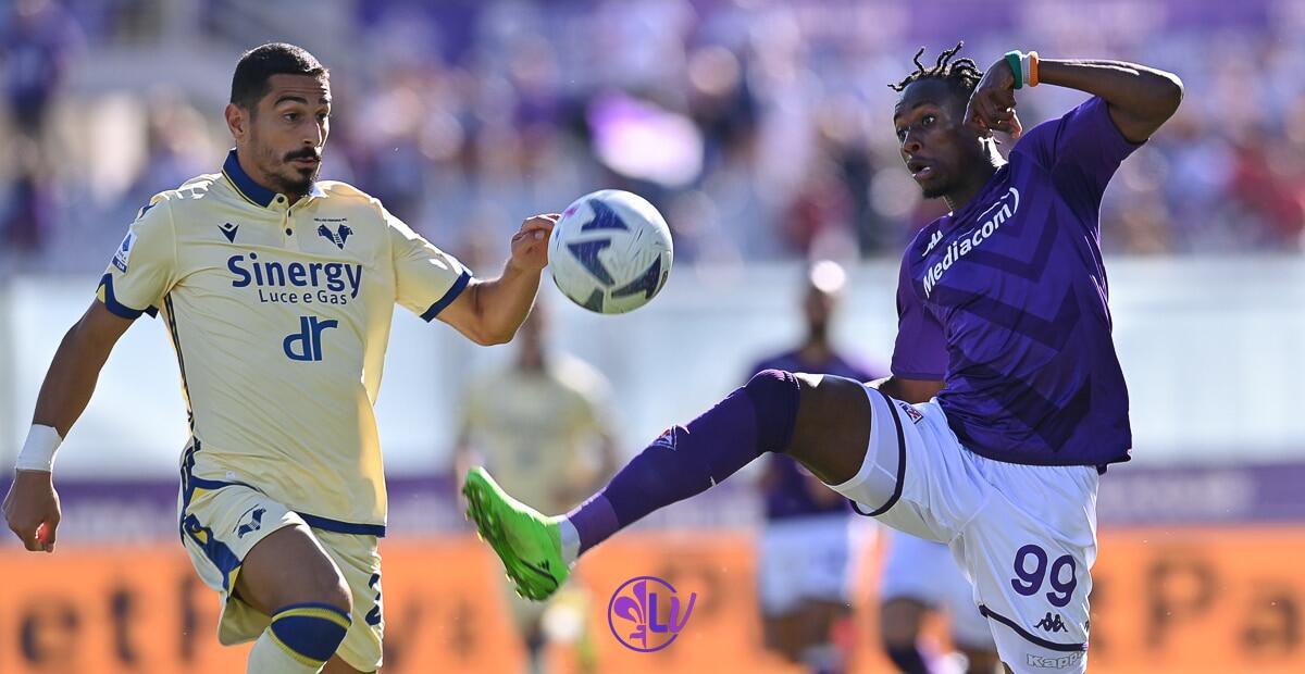 Giorgetti: “Stop all’agonia del possesso, e finalmente un centravanti” - Firenze, stadio A.Franchi, 18.09.2022, Fiorentina-Verona, foto Lisa Guglielmi. Copyright Labaroviola.com