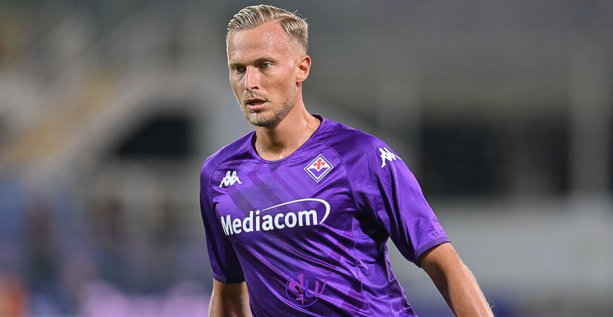 A Barak risponde Ilic, la Fiorentina sbaglia troppo sotto porta, finisce 1-1 contro l'RFS Riga - Firenze, stadio A.Franchi, 28.08.2022, Fiorentina-Napoli, foto Lisa Guglielmi. Copyright Labaroviola.com