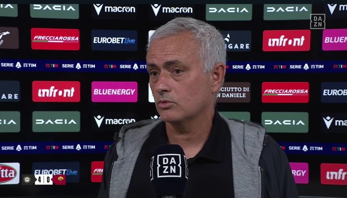 Mourinho rifiuta domande: "Arbitro perfetto per l'Udinese, loro raccattapalle non sono un esempio" - 