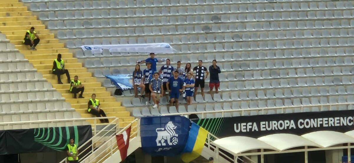 Sono 11 i tifosi dell'RFS presenti al Franchi, per loro non è stato aperto il settore ospiti - 