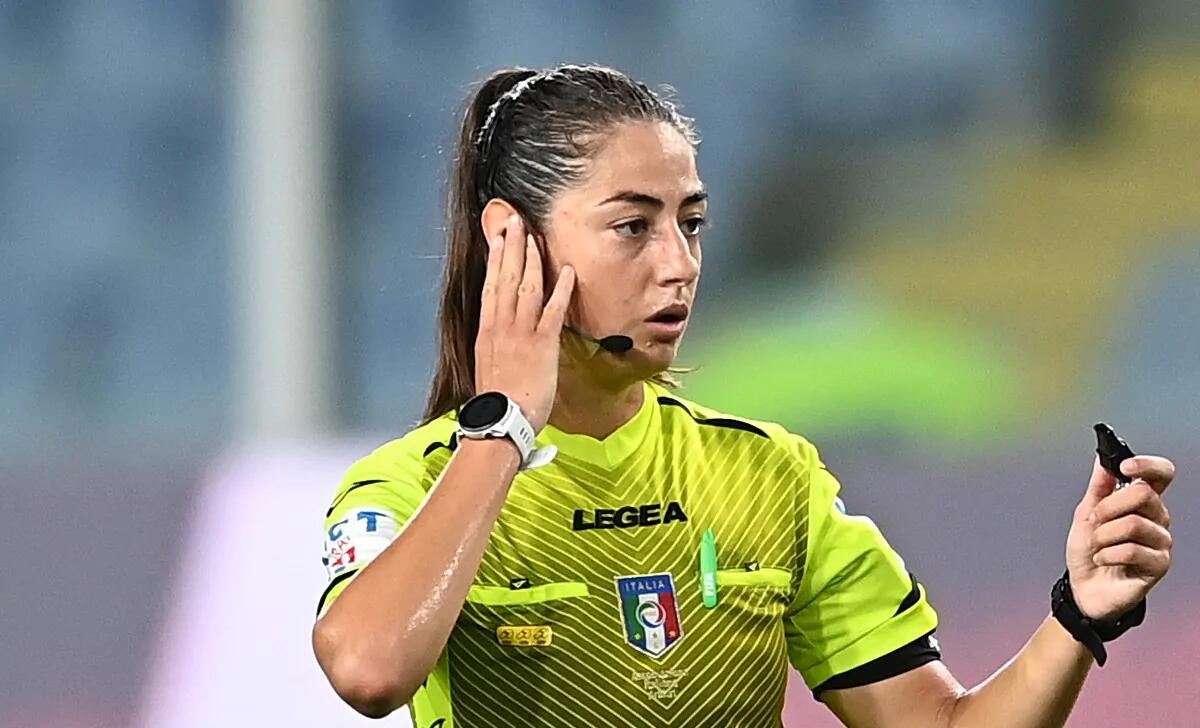 Sassuolo-Salernitana nella storia: dirigerà il primo arbitro donna Maria Sole Ferrieri Caputi - 