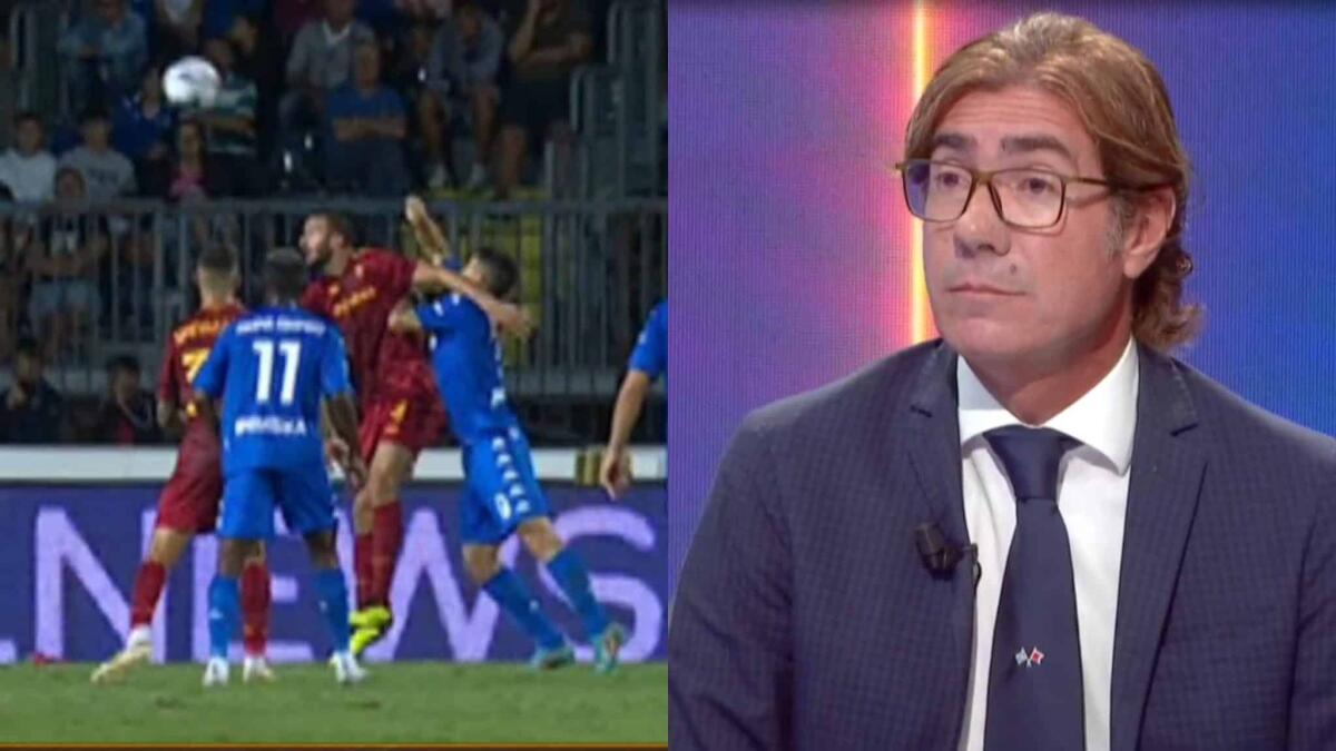 Favore arbitrale a favore della Roma, manca un rigore per l'Empoli: "Gomitata, doveva fischiare fallo" - 