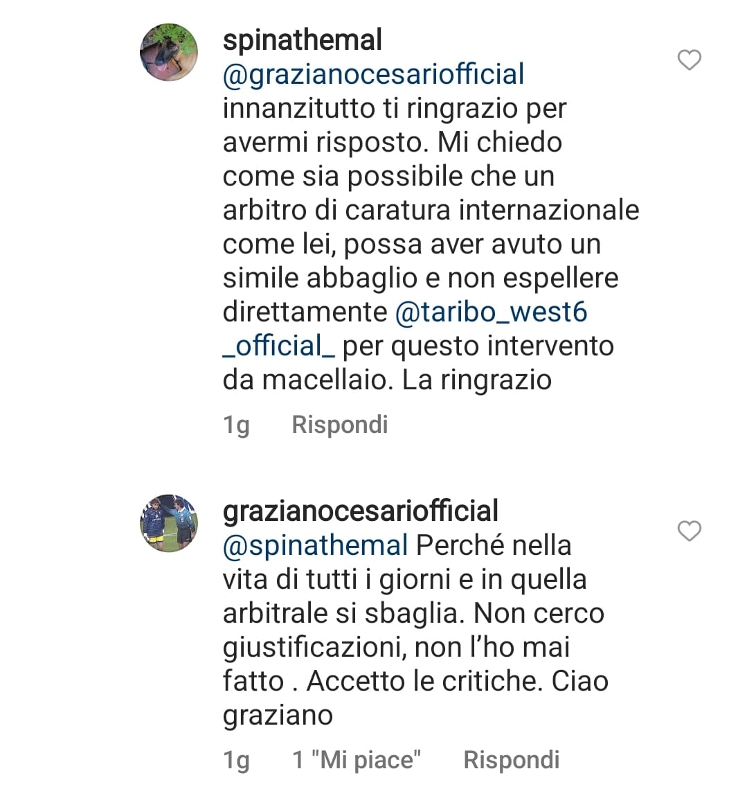 25 anni dopo Graziano Cesari ammette: "Ho sbagliato sul fallo di Taribo West su Kanchelskis"
