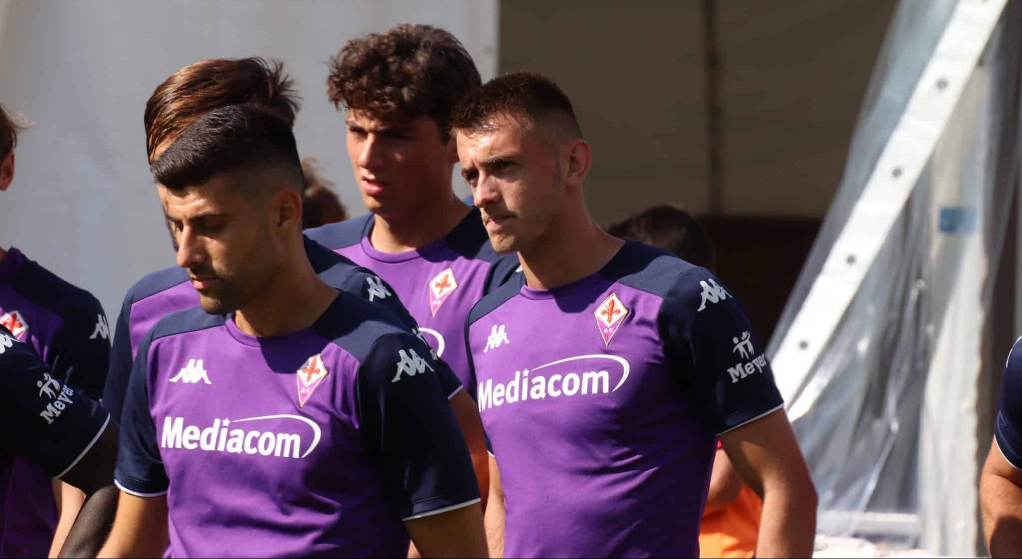 Moena, stadio Benatti, 29.07.2021, amichevole Fiorentina-Levico, foto Lisa Grelloni. Copyright Labaroviola.com