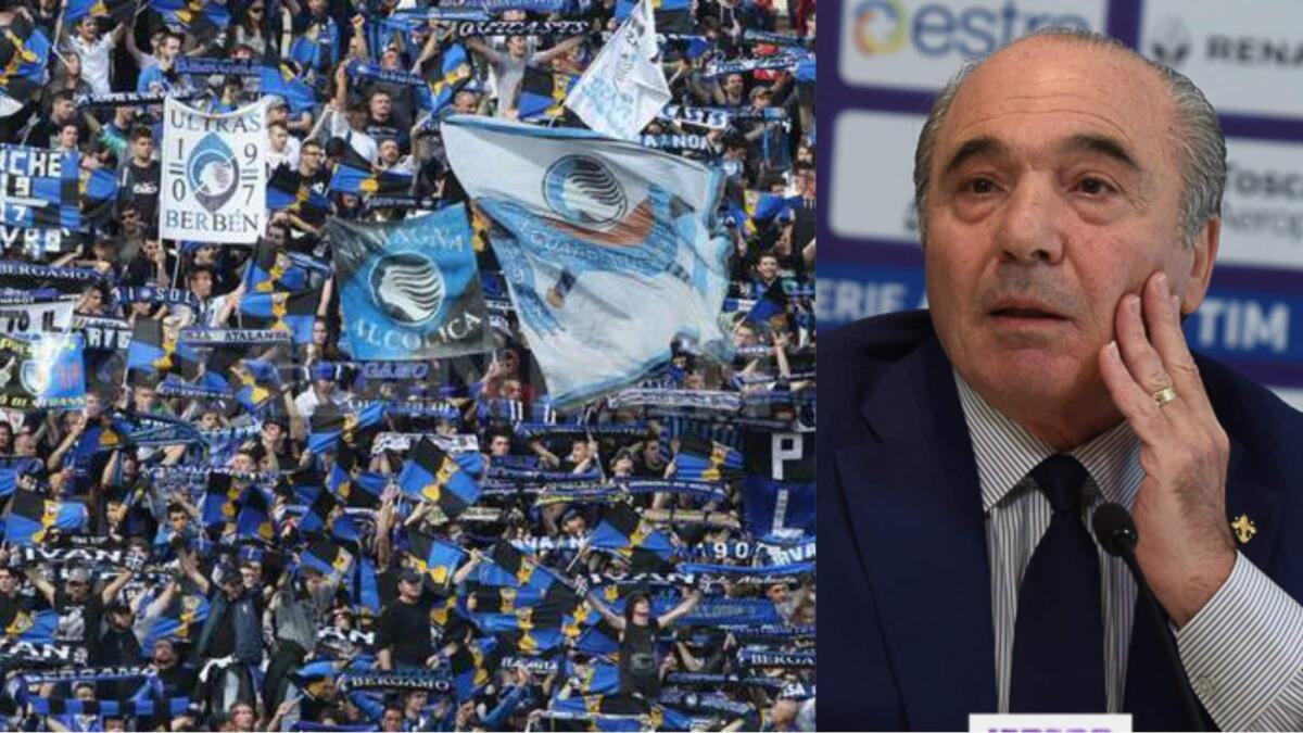 Curva dell'Atalanta prende di mira Commisso con il coro: "Terrone" e poi: "Commisso tu sei un figlio di p***" - 