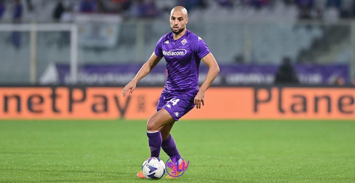 Amrabat: "Oggi possiamo dare la svolta al campionato. Meritiamo più punti di quelli che abbiamo" - Firenze, stadio A.Franchi, 10.10.2022, Fiorentina-Lazio, foto Lisa Guglielmi. Copyright Labaroviola.com
