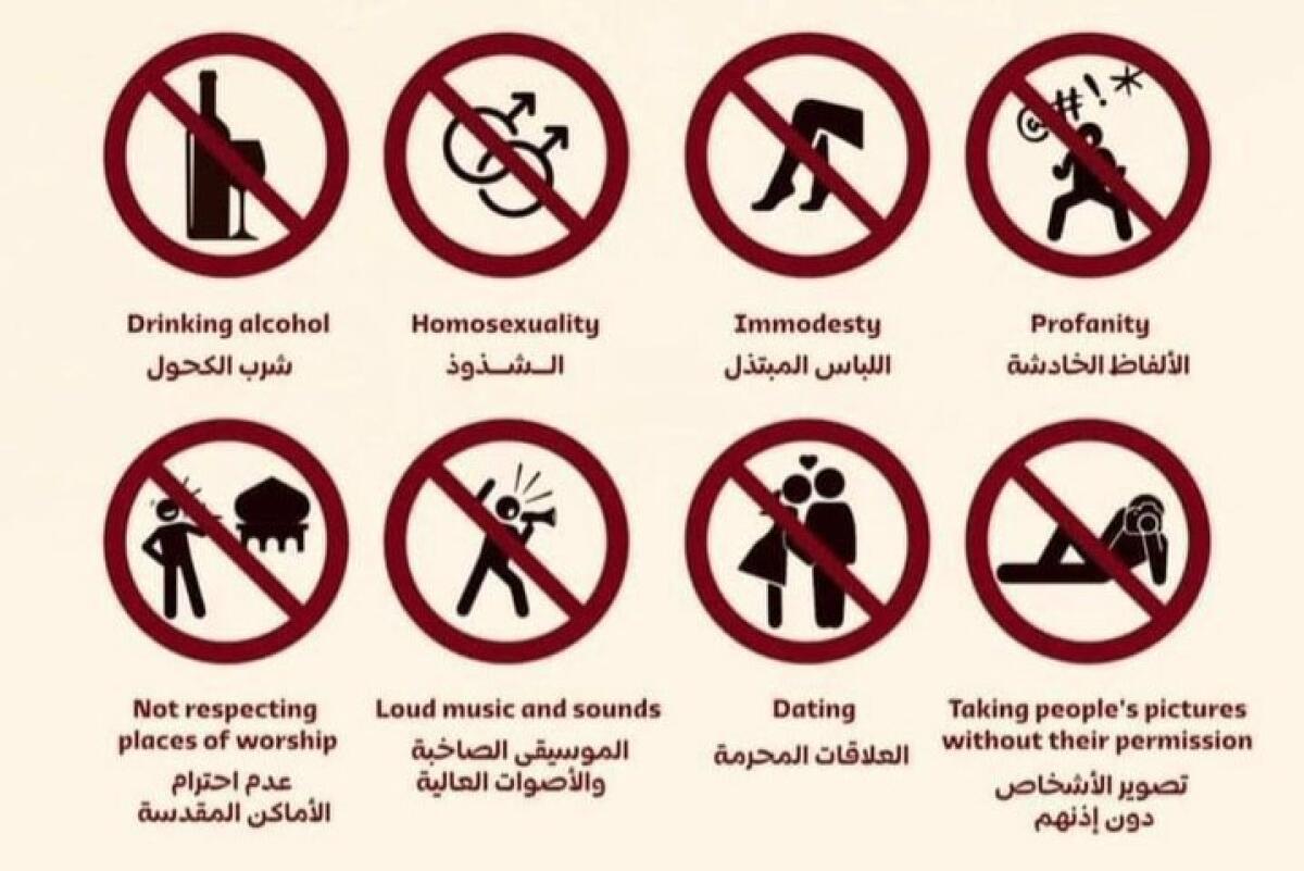 Le regole del Qatar per il Mondiale: No alcool, niente gonne e baci. No a strette di mano con le donne - 