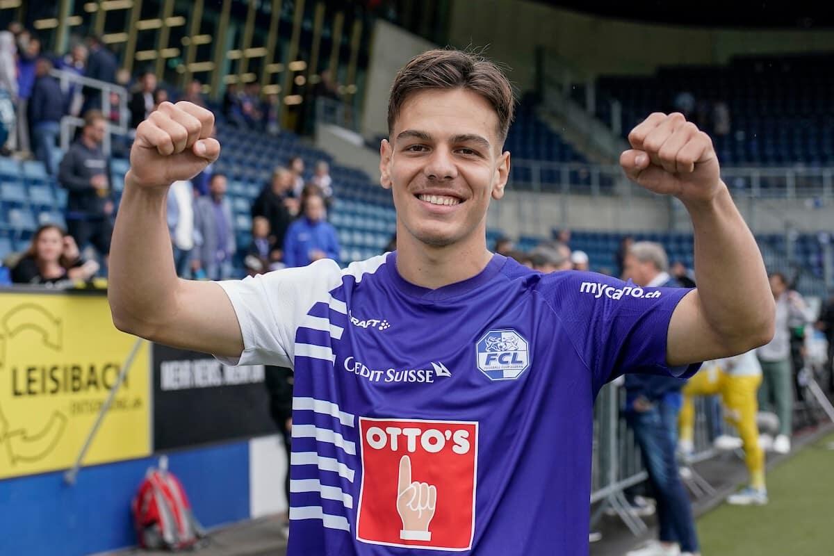 La Fiorentina segue il talento svizzero classe 2002 Jashari, gioca nel Lucerna e costa 1 milione di euro - 29.05.2022; Luzern; FUSSBALL BARRAGE - FC Luzern - FC Schaffhausen; 
Ardon Jashari (Luzern) jubelt nach dem Spiel
 (Martin Meienberger/freshfocus)