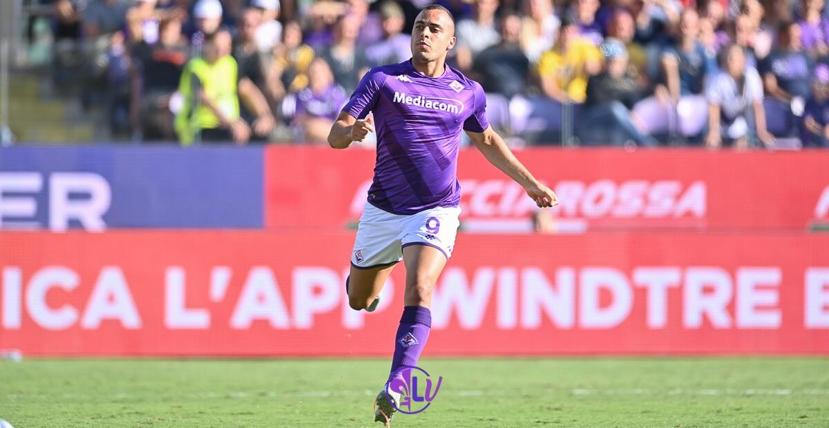 Cabral: "Ho un bellissimo rapporto con Jovic, spero sempre faccia gol. So che posso fare di più" - Firenze, stadio A.Franchi, 18.09.2022, Fiorentina-Verona, foto Lisa Guglielmi. Copyright Labaroviola.com