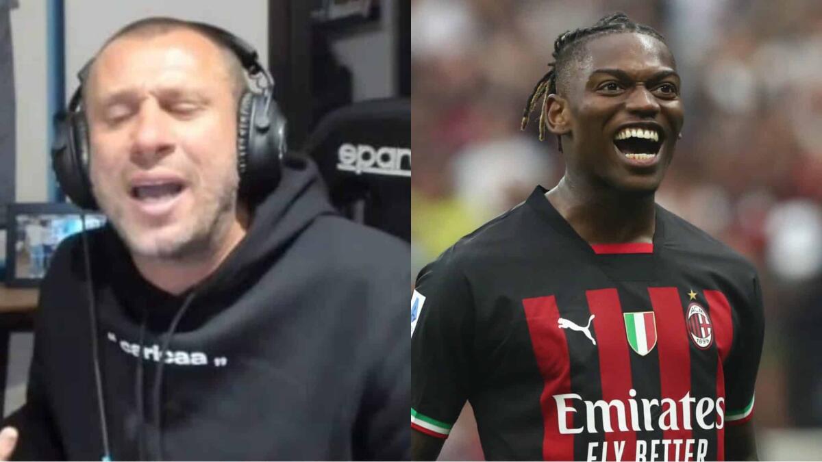 Cassano smorza Leao: "Fa la differenza solo contro squadre come la Fiorentina" e il milanista se la ride - 