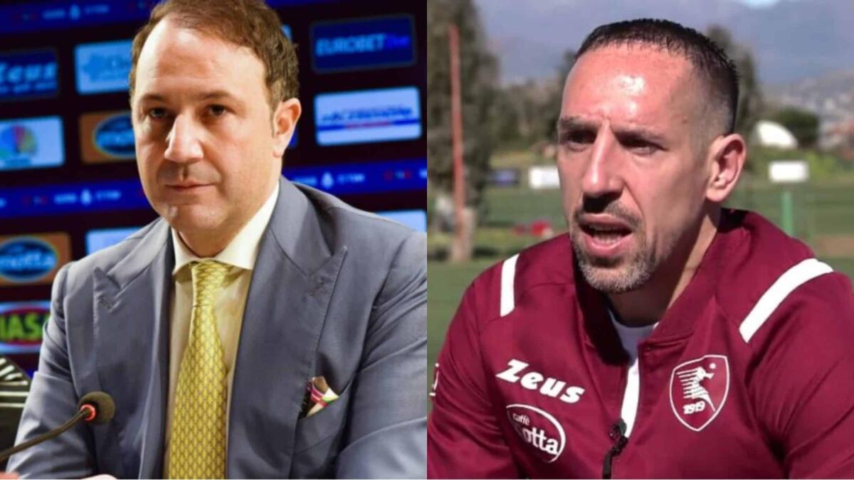 Iervolino annuncia: "Ribery sarà manager della Salernitana al mio fianco ma può fare quello che vuole" - 