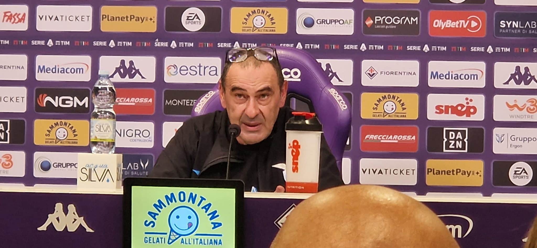 Sarri ammette: "0-4 casuale nella misura, la Fiorentina poteva andare in vantaggio e farci spesso gol"