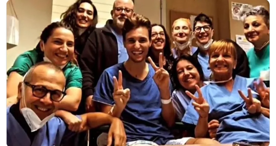 La storia di Andrea, perde la gamba in un incidente, compagni di squadra fanno colletta per la protesi