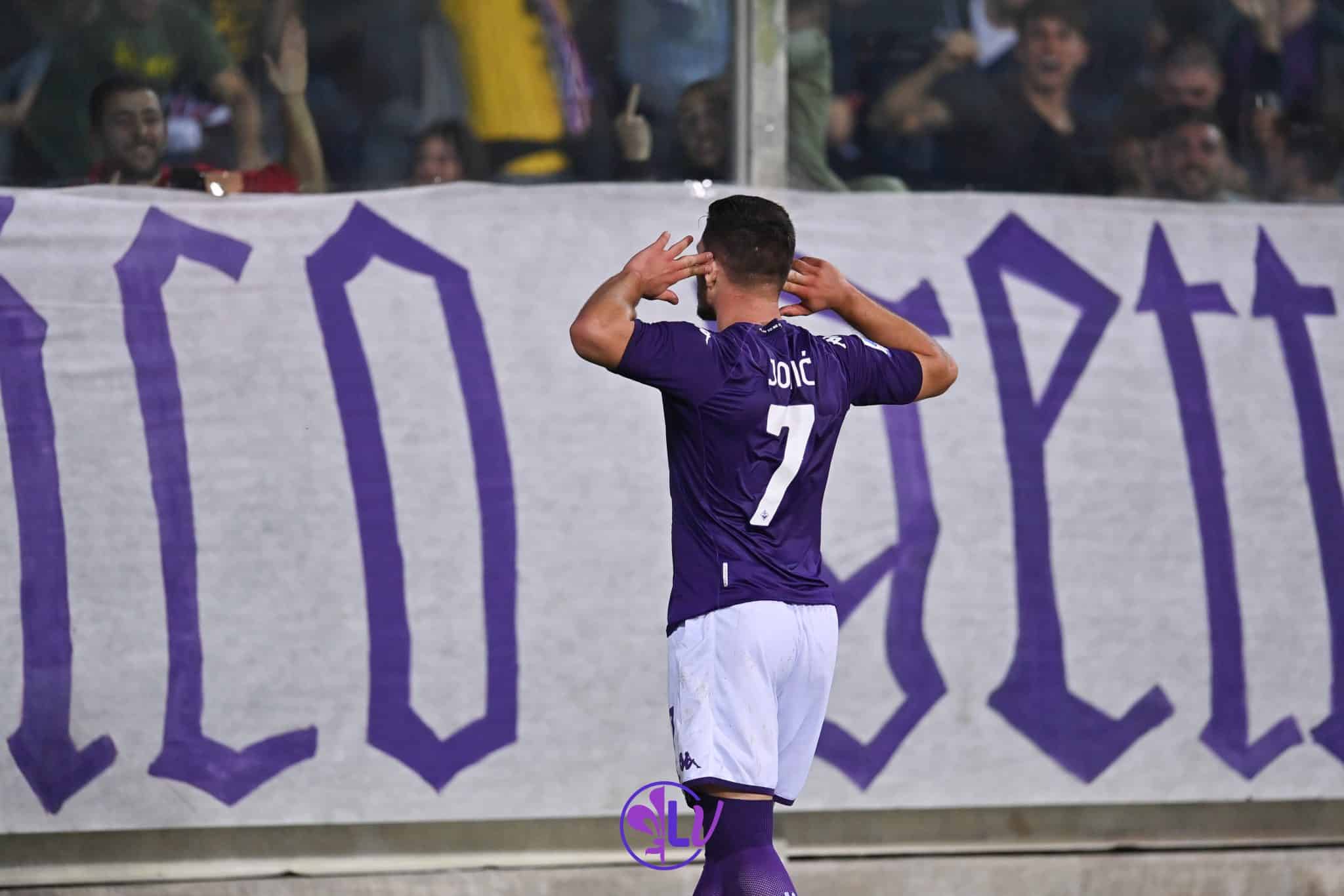 Esultanza Luka Jovic (ACF Fiorentina)