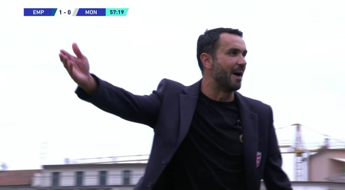 Palladino furioso contro l'Empoli per il ritardo dei raccattapalle ma Dazn spiega: "Mancano i palloni"