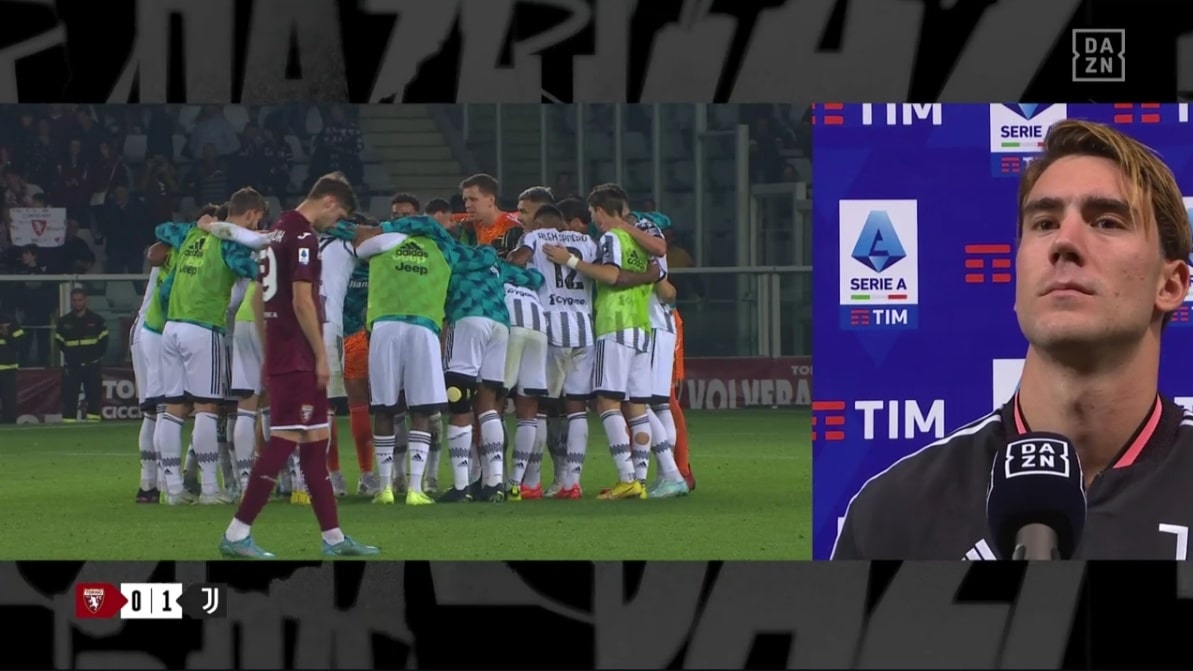 Vlahovic attacca il giornalista: "Questa domanda è davvero banale, la risposta è scontata"