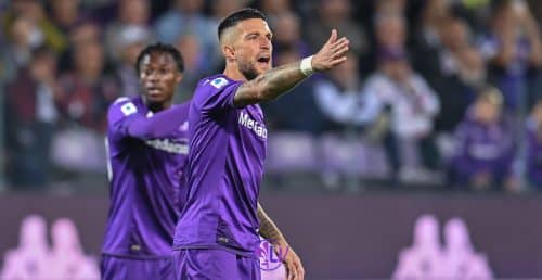 Firenze, stadio A.Franchi, 10.10.2022, Fiorentina-Lazio, foto Lisa Guglielmi. Copyright Labaroviola.com